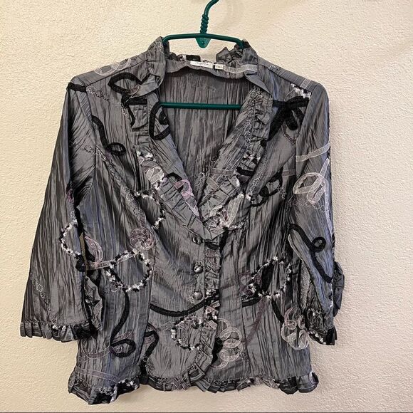 Agora Graphic Jacket Size Small - Picture 1 of 5